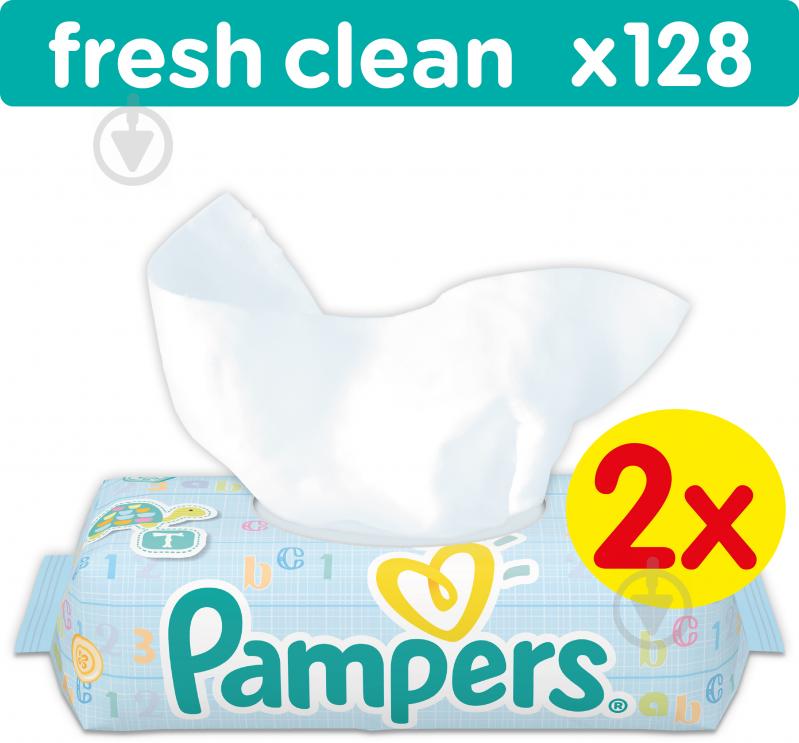 Салфетки Pampers Fresh Clean Duo 256 шт. - фото 1