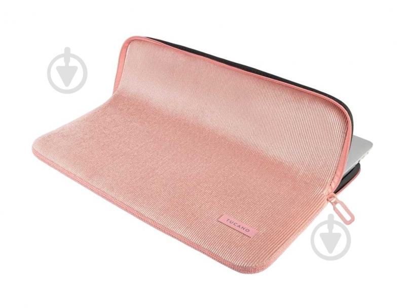 Чехол Tucano Velluto MB Pro 14" pink (BFVELMB14-PK) - фото 4 Чехол Tucano Velluto MB Pro 14" pink (BFVELMB14-PK) - фото 4