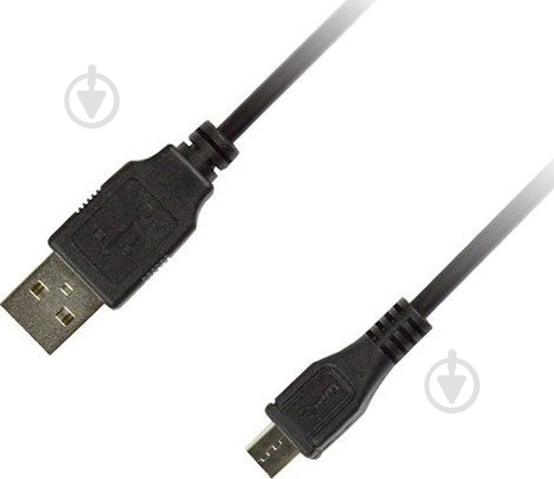 Кабель Piko Micro-USB BM-USB 2.0AM 1 м чорний (1283126474088) - фото 1