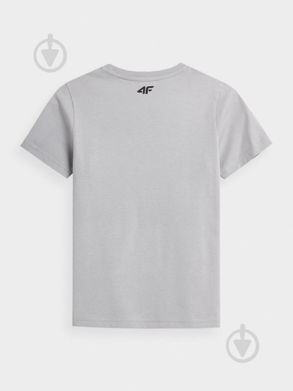 Футболка 4F J4Z21-JTSM213-27S серый - фото 2 Футболка 4F J4Z21-JTSM213-27S серый - фото 2