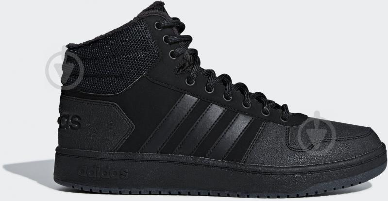 Черевики Adidas HOOPS 2.0 MID B44621 р.40 2/3 чорний - фото 1