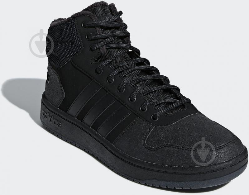 Ботинки Adidas HOOPS 2.0 MID B44621 р.40 2/3 черный - фото 4