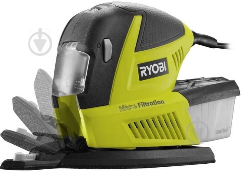 Дельташліфмашина RYOBI + 30 шліфлистів RMS180-SA30 - фото 2