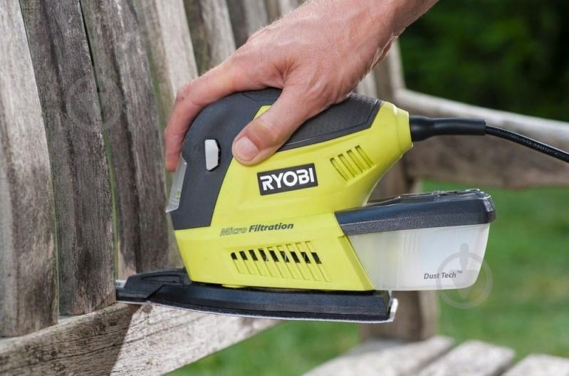 Дельташліфмашина RYOBI + 30 шліфлистів RMS180-SA30 - фото 3