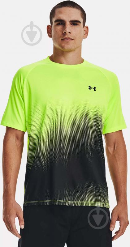 Футболка Under Armour TECH FADE SS 1377053-369 р.S зелений - фото 1