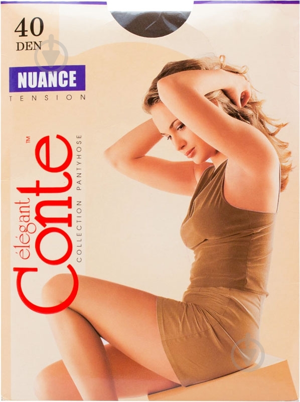 Колготки Conte Elegant NUANCE 40 den shade 4 светло-коричневый - фото 1