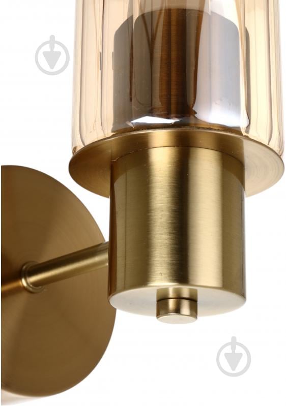 Бра Sensio Ansi 1x40 Вт E14 мідний/бурштиновий LS-321009/1G-E1440W - фото 3