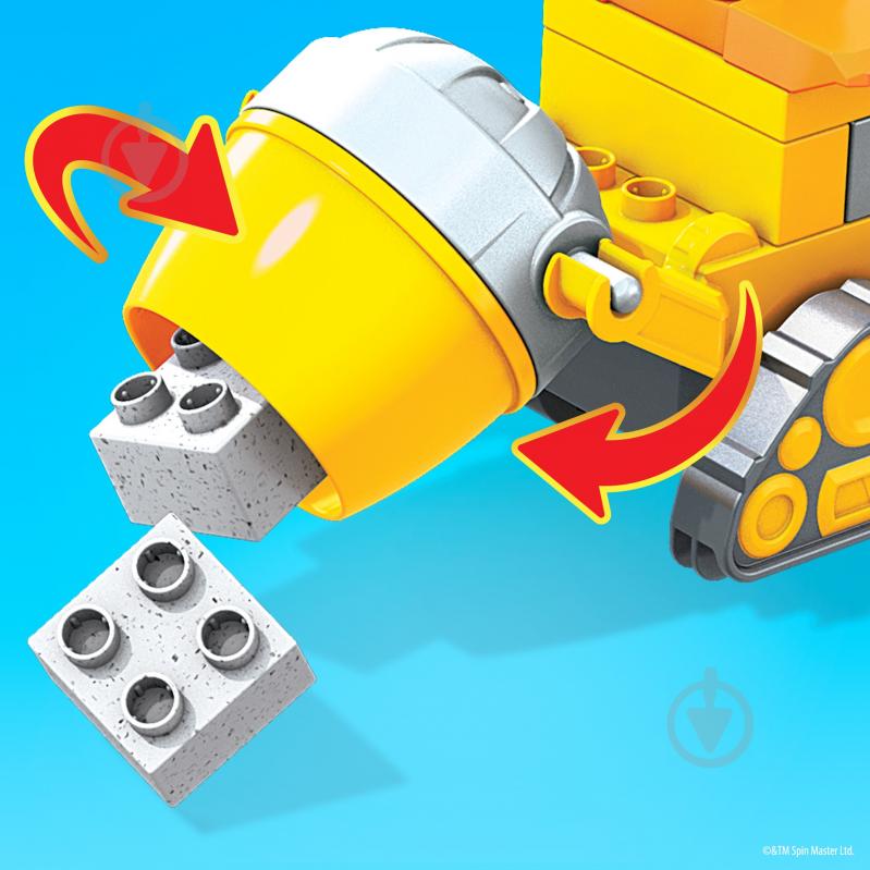 Іграшка Mattel Будівельна вантажівка Кремеза з м/ф "Щенячий патруль" Mega Bloks GYW91 - фото 2