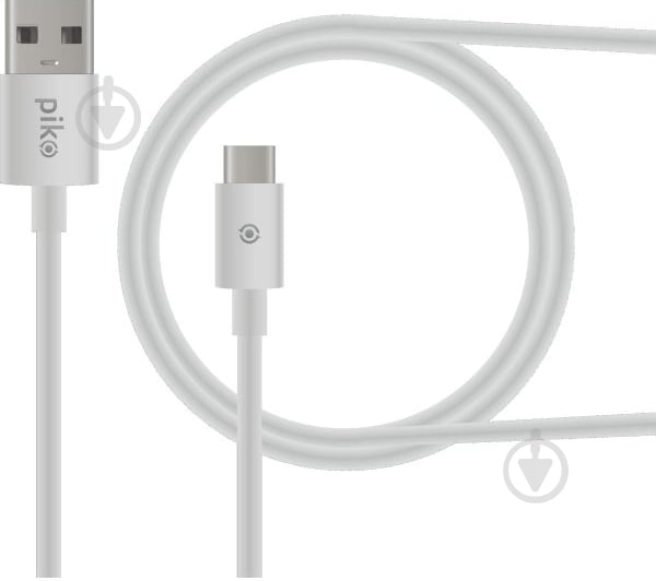 Кабель Piko CB-UT11 USB Type-C 1,2 м белый (1283126477522) - фото 1