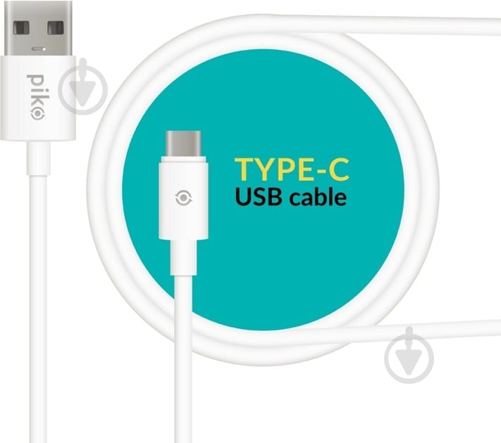 Кабель Piko CB-UT11 USB Type-C 1,2 м белый (1283126477522) - фото 4