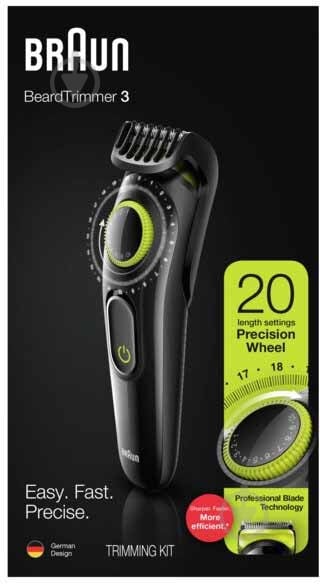 ВІТРИНА! Тример для бороди та вусів Braun BT 3221 - фото 4 ВІТРИНА! Тример для бороди та вусів Braun BT 3221 - фото 4