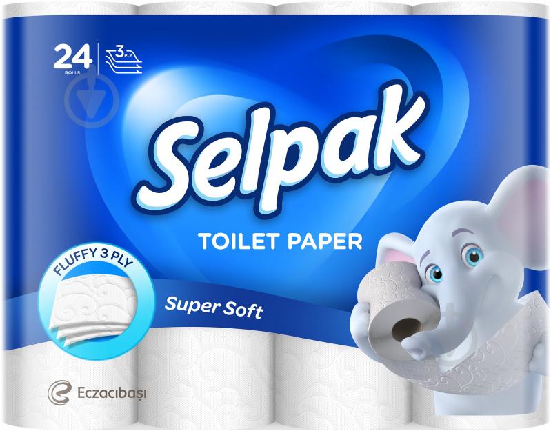 Selpak Super Soft трехслойная 24 шт. - фото 1