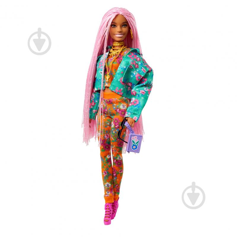 Лялька Barbie "Екстра" з рожевими дредами GXF09 - фото 2