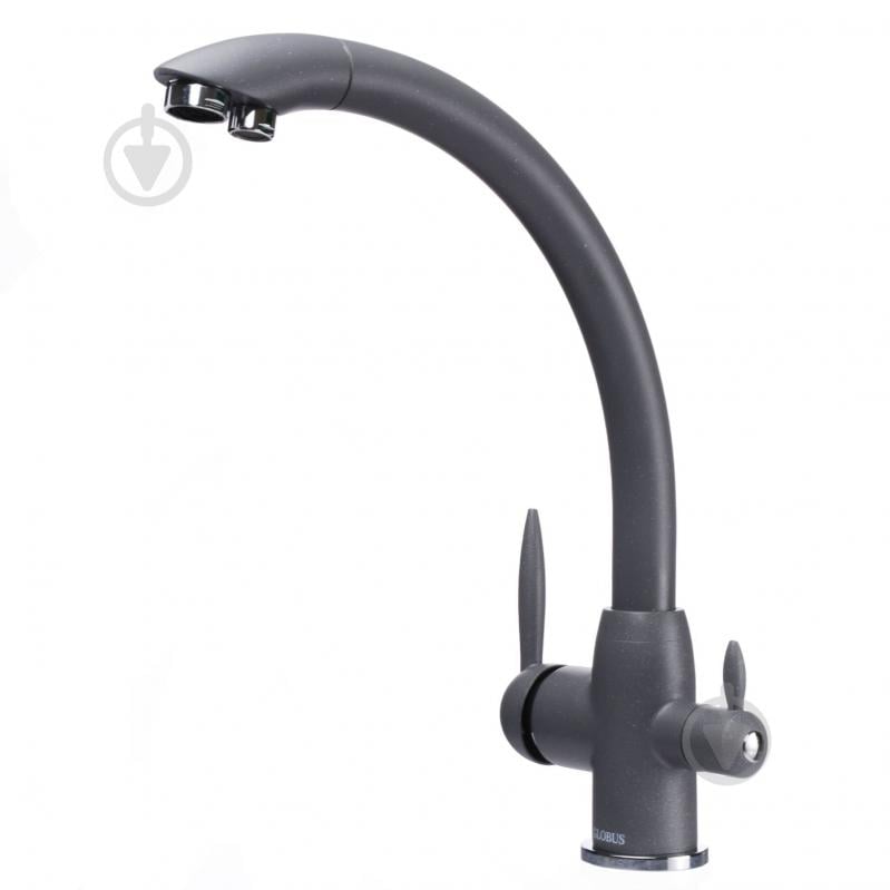 Змішувач для кухні Globus Lux GLLR-0777-3-TITANIUM - фото 1 Змішувач для кухні Globus Lux GLLR-0777-3-TITANIUM - фото 1
