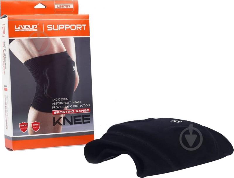 Наколінник Knee Support LiveUp LS5757 р. L-XL чорний - фото 1