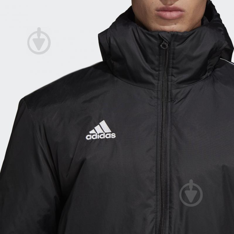 Куртка Adidas CORE18 STD JKT CE9057 р.S чорно-біла - фото 7