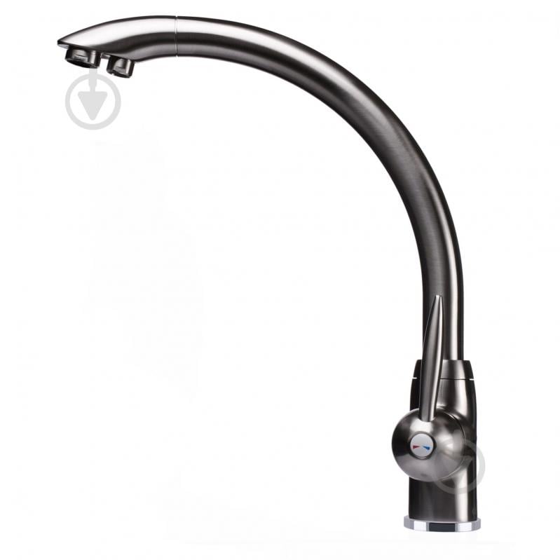 Смеситель для кухни Globus Lux GLLR-0777-8-STSTEEL - фото 1 Смеситель для кухни Globus Lux GLLR-0777-8-STSTEEL - фото 1