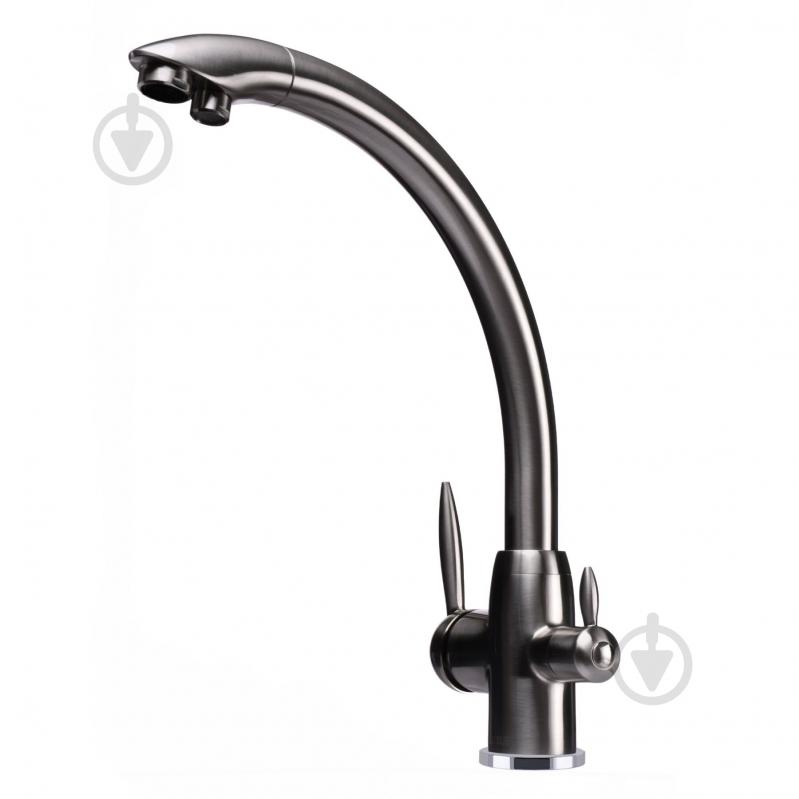 Смеситель для кухни Globus Lux GLLR-0777-8-STSTEEL - фото 2 Смеситель для кухни Globus Lux GLLR-0777-8-STSTEEL - фото 2