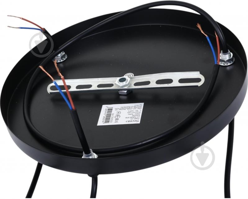 Підвіс Sensio Lil 1x40 Вт E14 чорний/димчастий LS-74658/3PB-E1440W - фото 4