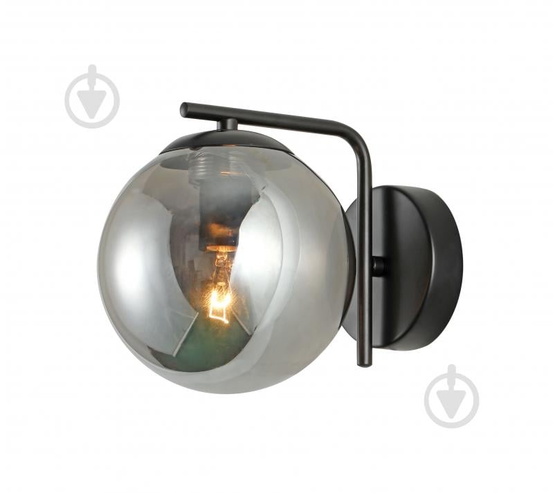 Бра Sensio Lil 1x40 Вт E14 чорний/димчастий LS-74658/1B-E1440W - фото 1 Бра Sensio Lil 1x40 Вт E14 чорний/димчастий LS-74658/1B-E1440W - фото 1