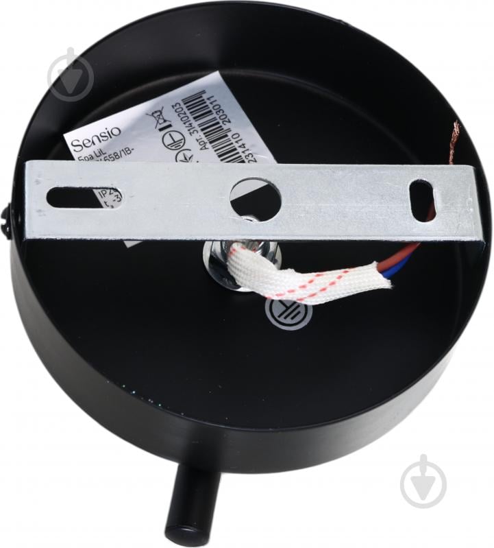 Бра Sensio Lil 1x40 Вт E14 чорний/димчастий LS-74658/1B-E1440W - фото 4