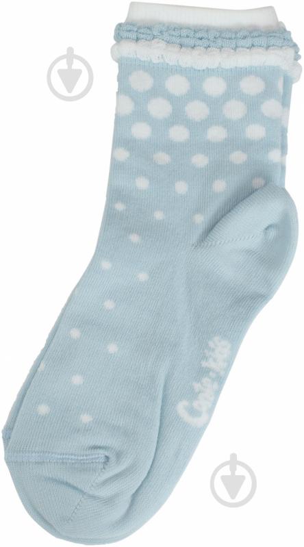Шкарпетки дитячі для дівчаток Conte-Kids TIP-TOP 192 р.18 світло-блакитний - фото 2