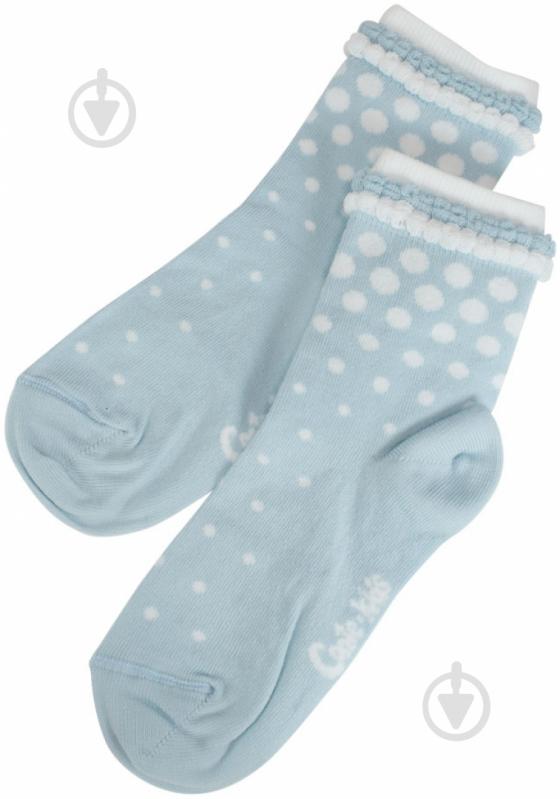 Шкарпетки дитячі для дівчаток Conte-Kids TIP-TOP 192 р.18 світло-блакитний - фото 3