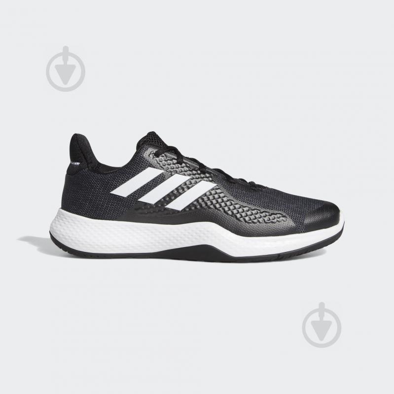 Кросівки чоловічі Adidas FITBOUNCE TRAINER EE4599 р.44 чорні - фото 1