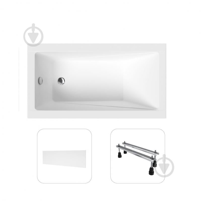 Ванна акриловая Helmken Rivana 2DT4665972 129,5х69,5 см комплект 3 в 1 - фото 1 Ванна акриловая Helmken Rivana 2DT4665972 129,5х69,5 см комплект 3 в 1 - фото 1