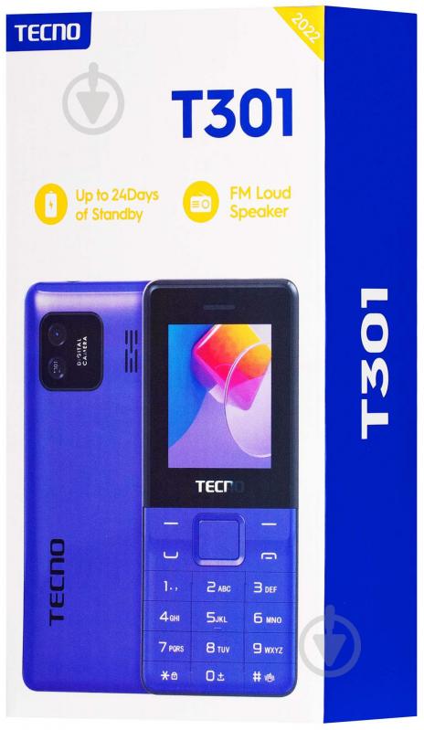 Мобільний телефон Tecno T301 2SIM blue 4895180778698 - фото 13