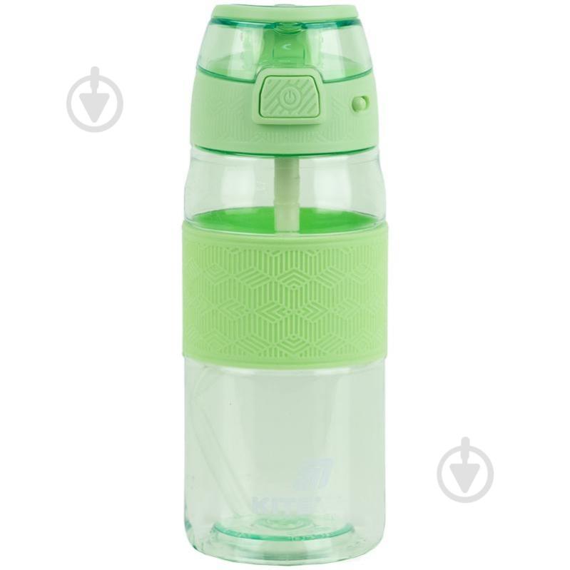 Бутылка для воды KITE 600 мл зеленая K26-1201-3 - фото 1
