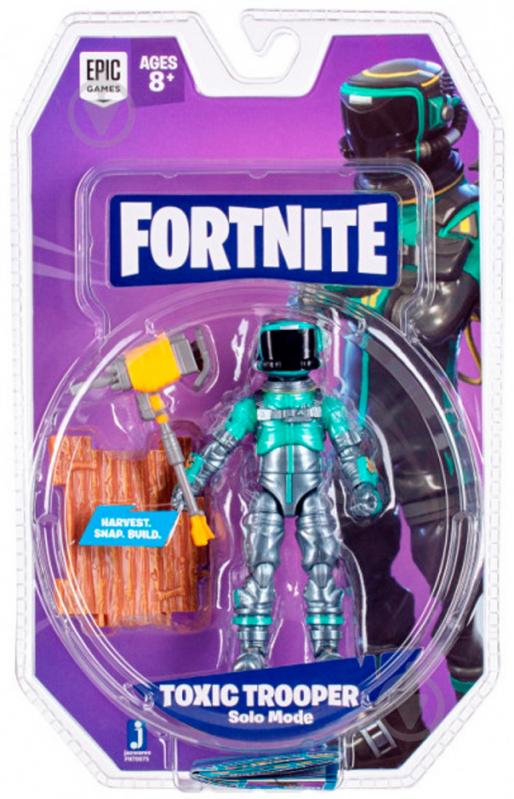 Фигурка Jazwares Fortnite Solo Mode Toxic Trooper, 10 см. (FNT0075) - фото 4