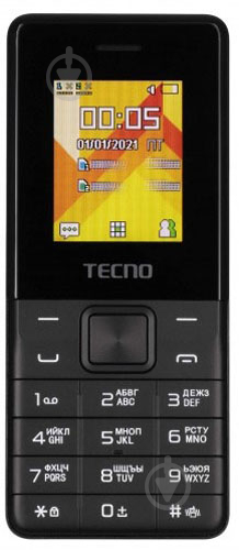 Мобільний телефон Tecno T301 2SIM black 4895180778674 - фото 1