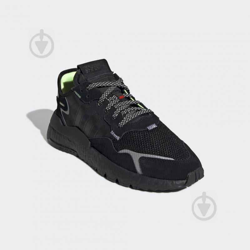 Кросівки чоловічі демісезонні Adidas NITE JOGGER EE5884 р.43 1/3 чорні - фото 4