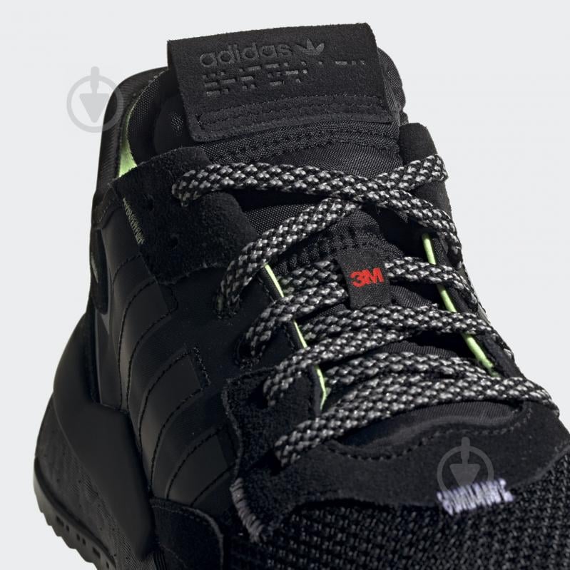 Кросівки чоловічі демісезонні Adidas NITE JOGGER EE5884 р.43 1/3 чорні - фото 8