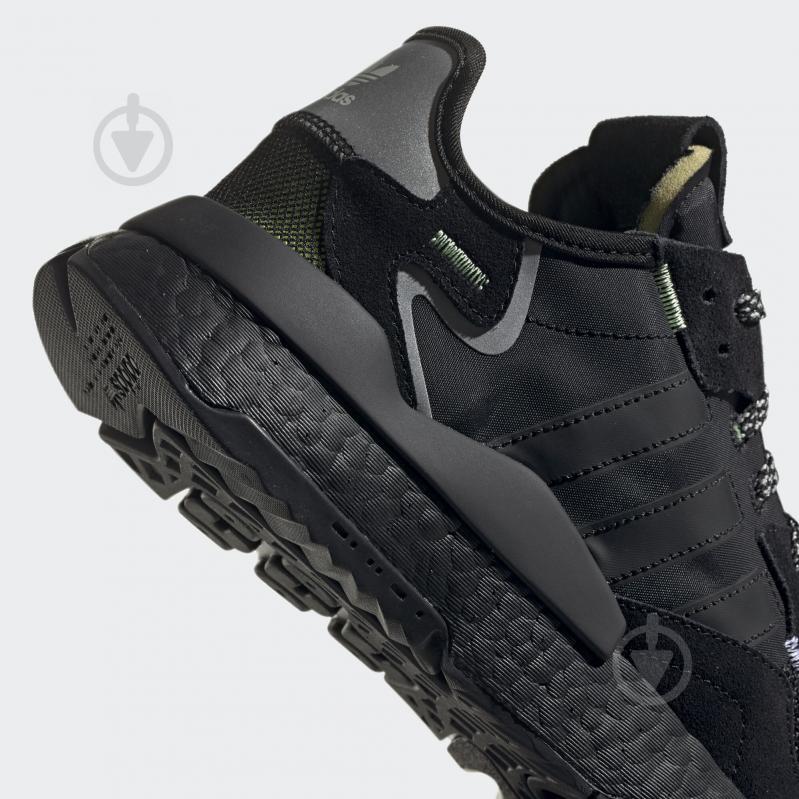 Кросівки чоловічі демісезонні Adidas NITE JOGGER EE5884 р.43 1/3 чорні - фото 9