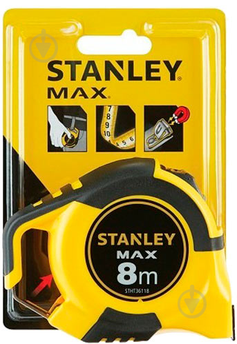 Рулетка Stanley Max STHT0-36118 8  м x 25  мм - фото 2