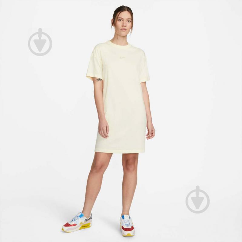 Платье Nike W NSW SS TEE DRESS DM4664-715 р.L бежевый - фото 6