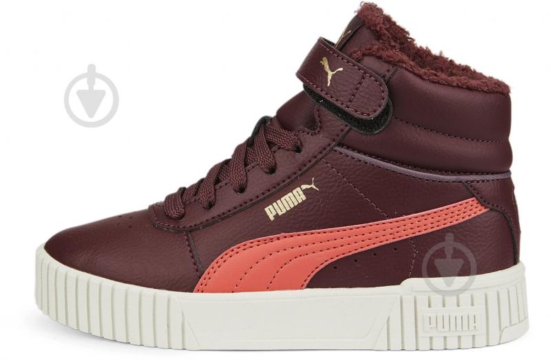 Ботинки Puma CARINA 2.0 MID WTR PS 38738202 р.32 бордовый - фото 1