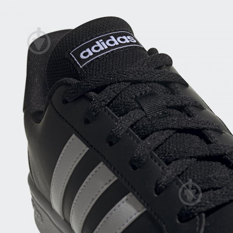 Кроссовки женские демисезонные Adidas GRAND COURT BASE EE7482 р.36 2/3 черно-белые - фото 7