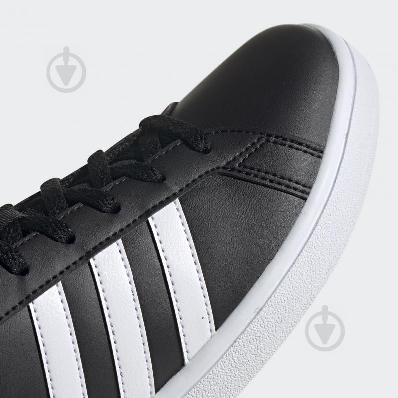 Кроссовки женские демисезонные Adidas GRAND COURT BASE EE7482 р.36 2/3 черно-белые - фото 9