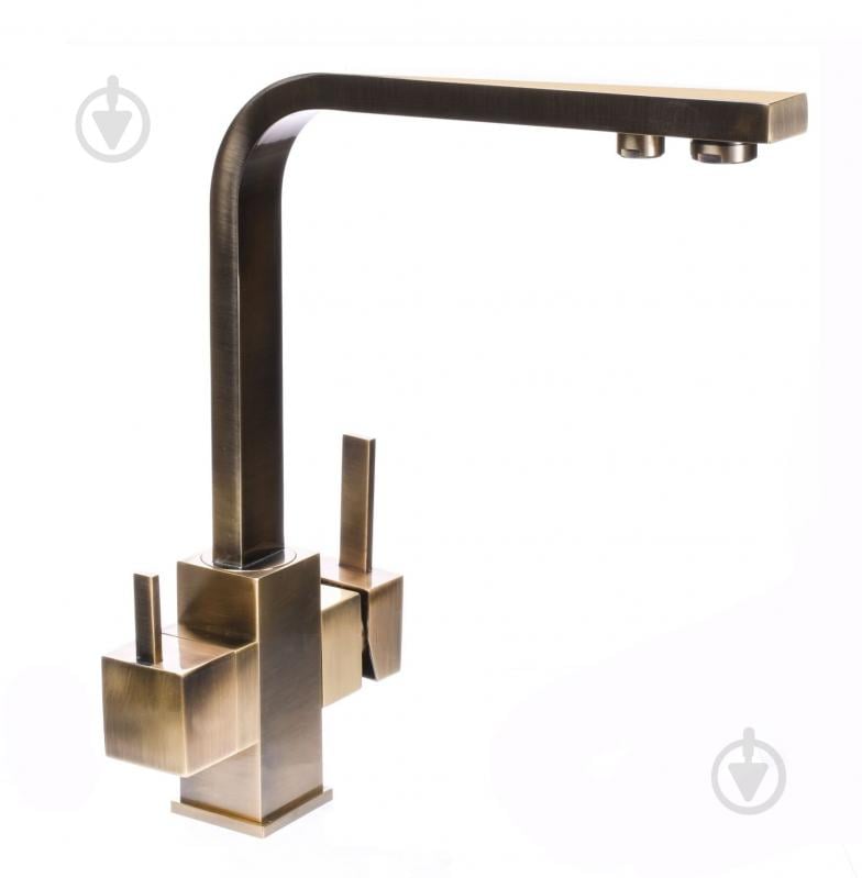 Змішувач для кухні Globus Lux GLLR-0111-9-BRONZE - фото 4
