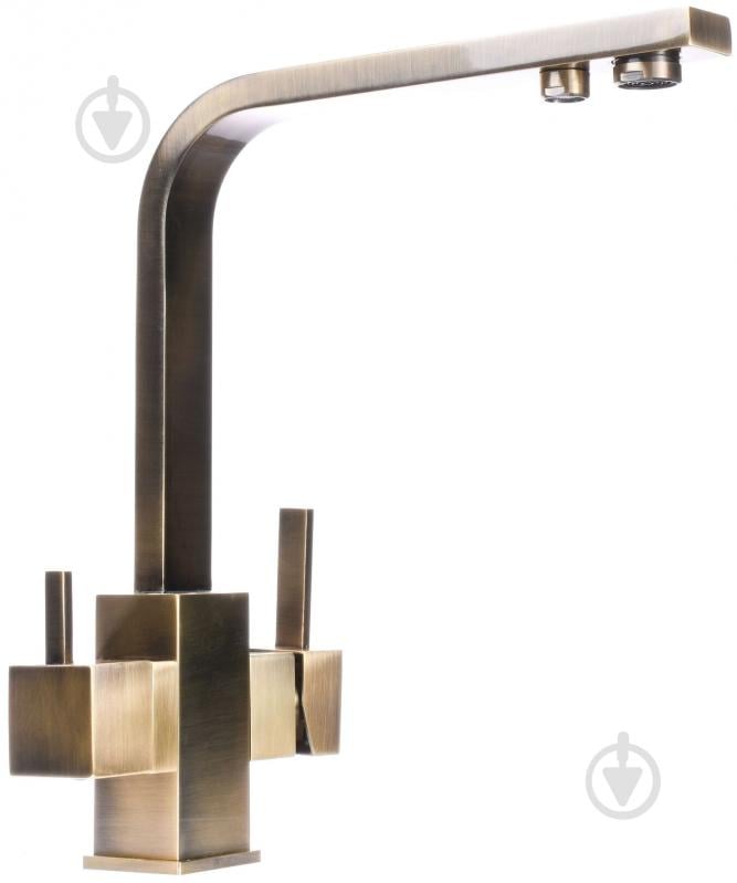 Змішувач для кухні Globus Lux GLLR-0111-9-BRONZE - фото 1