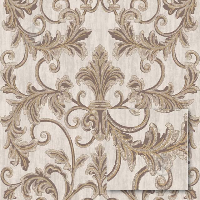 Обои виниловые горячего тиснения Sintra Belladomo МАРУН 530412 1,06x10,05 м - фото 1