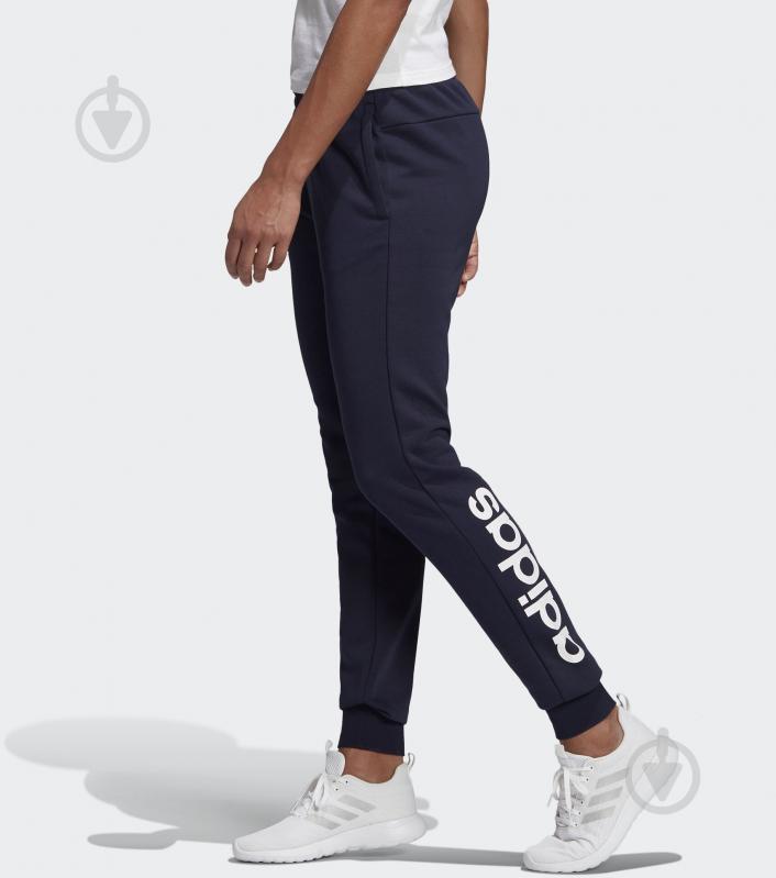 Штани Adidas W E LIN PANT DU0697 р. L синій - фото 4