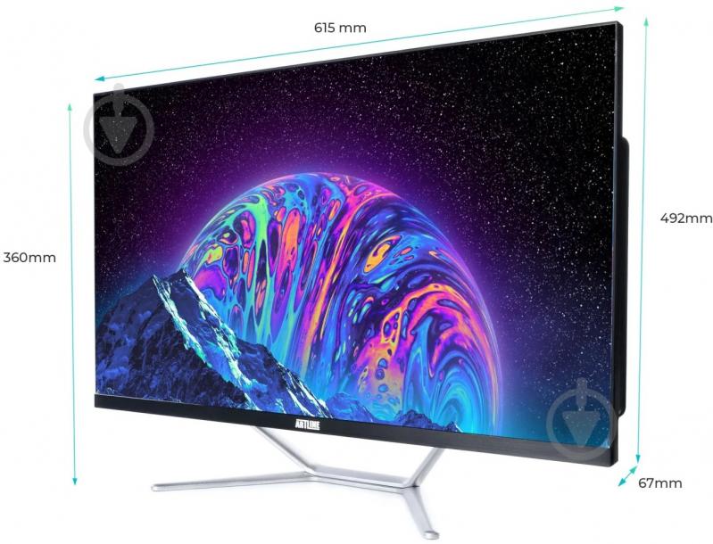 Моноблок Artline Gaming G75 27 (G75v49) black/silver - фото 9