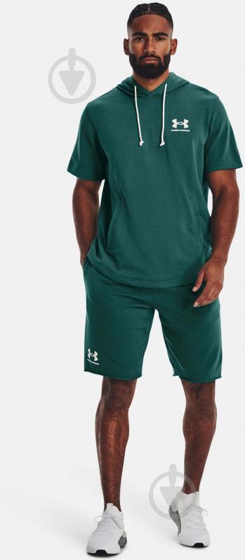 Шорти Under Armour RIVAL TERRY SHORT 1361631-722 р. S зелений - фото 3