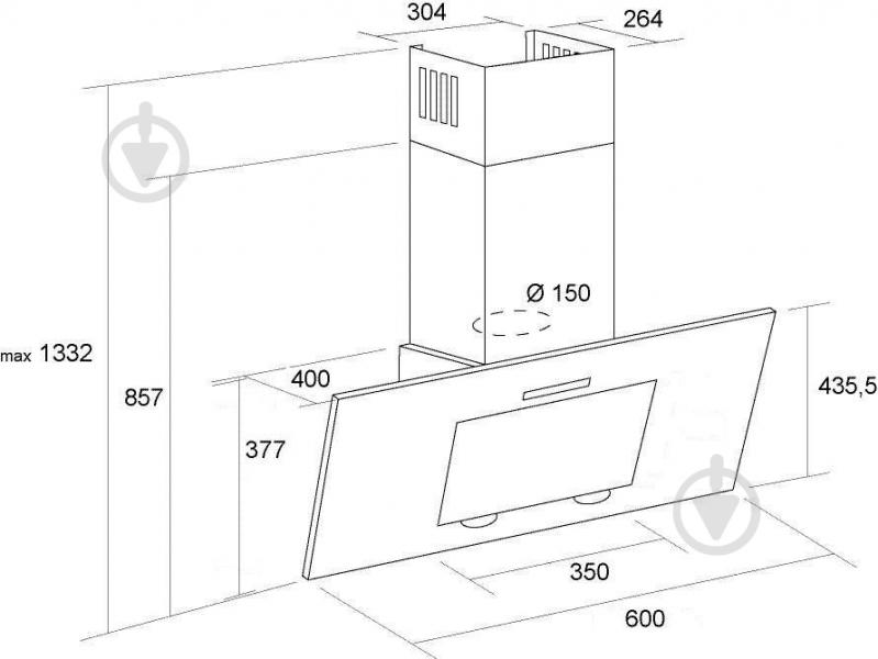 Вытяжка Pyramida HEF 30 (D-600) GRAY - фото 12 Вытяжка Pyramida HEF 30 (D-600) GRAY - фото 12