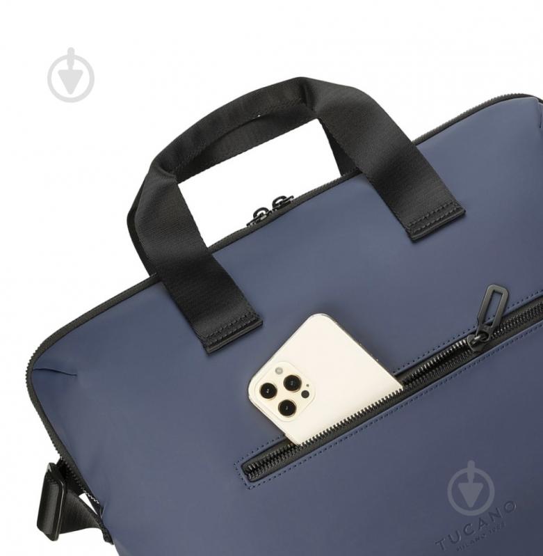Сумка Tucano Gommo 15.6" blue (BGOM15-B) - фото 4 Сумка Tucano Gommo 15.6" blue (BGOM15-B) - фото 4