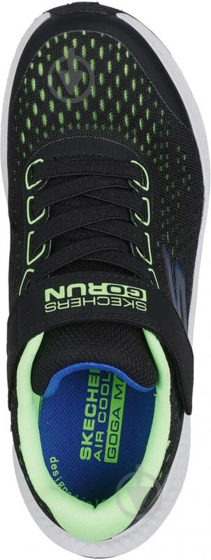 Кроссовки детские демисезонные Skechers GO RUN CONSISTENT 2.0 405045L BBLM р.33 черные - фото 4